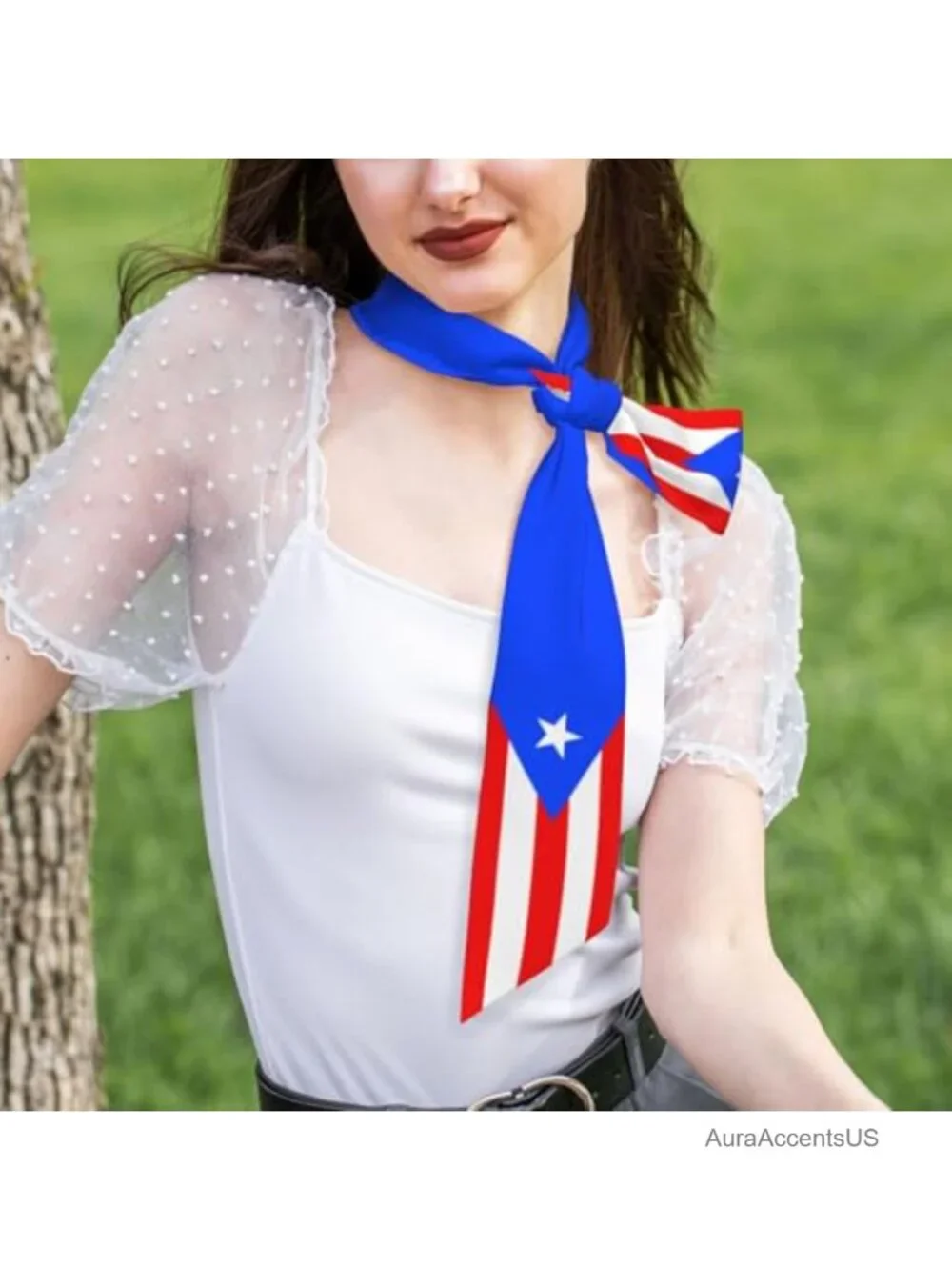 Silk Feel Head Scarf Purse Scarf for Bags Handbag Women Ribbon Band Hair Neck